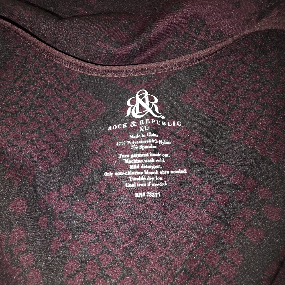 Rock & Republic Deep Burgundy Tank Top - Picture 4 of 8